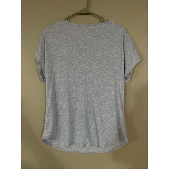 PerSeption Concept Light Blue Scoop Neck Top Size Large - Picture 2 of 6